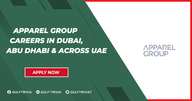 Apparel Group Careers in Dubai, & Across UAE | Apply for Recent Vacancies